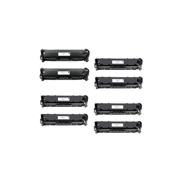 Compatible HP 305X 305A Toner Cartridge Double Value Pack