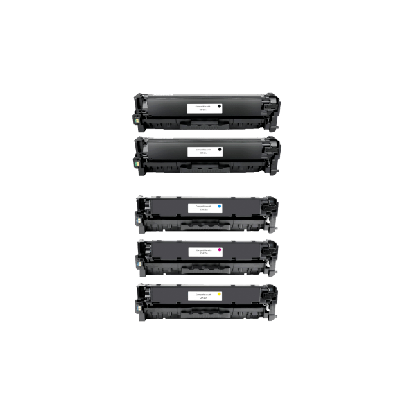 Compatible HP 305X 305A Toner Cartridge Value Pack PLUS EXTRA BLACK