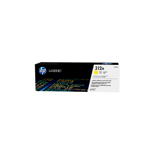 Genuine HP 312A Yellow Toner Cartridge CF382A