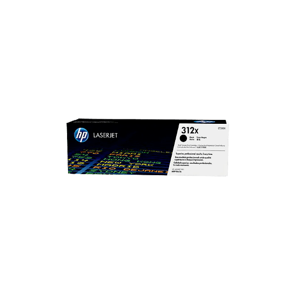 Genuine HP 312X Black Toner Cartridge High Yield CF380X