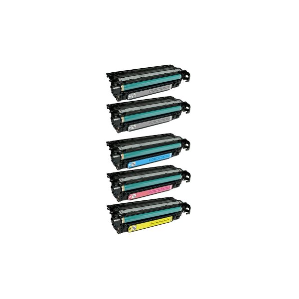 Compatible HP 507 Toner Cartridge Value Pack High Yield PLUS EXTRA BLACK