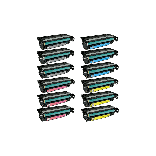 Compatible HP 507 Toner Cartridge Triple Value Pack High Yield