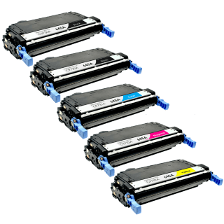 Compatible HP 645A Toner Cartridge Value Pack PLUS EXTRA BLACK