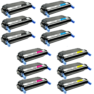 Compatible HP 645A Toner Cartridge Triple Value Pack