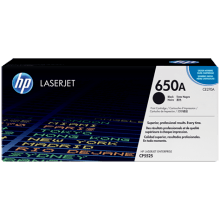 Genuine HP 650A Black Toner Cartridge CE270A