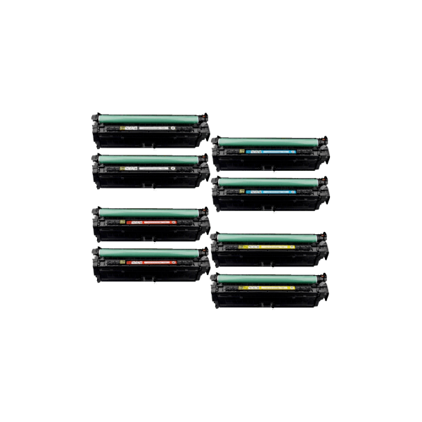 Compatible HP 650A Toner Cartridge Double Value Pack