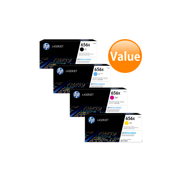 Genuine HP 656X Toner Value Pack High Yield