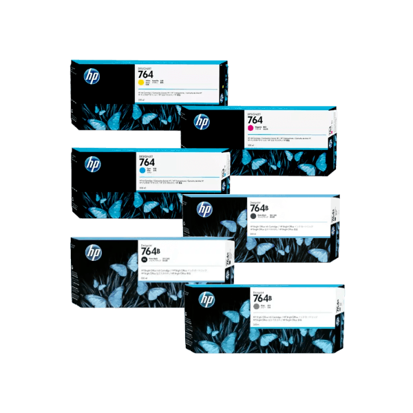 Genuine HP 764 Ink Cartridge Value Pack