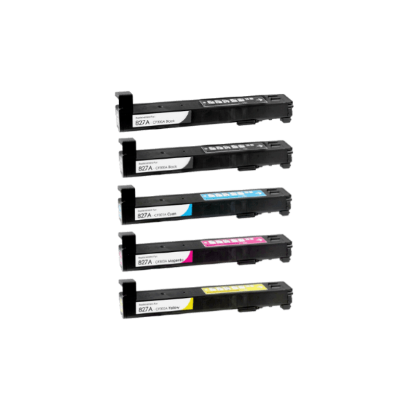 Compatible HP 827A Toner Value Pack PLUS EXTRA BLACK