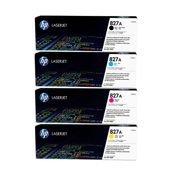 Genuine HP 827A Toner Cartridge Value Pack