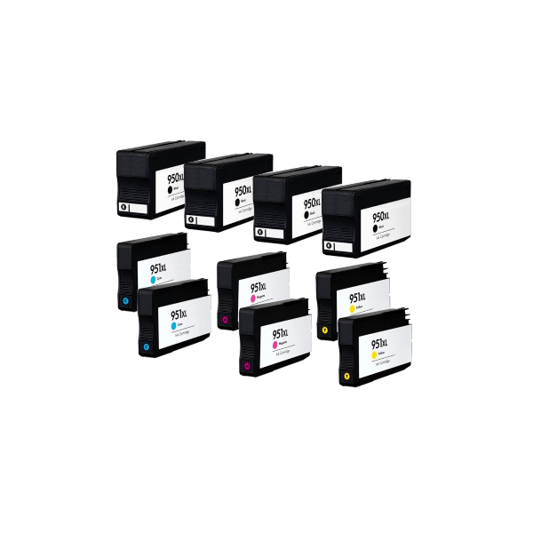 Compatible HP 950XL 951XL Ink Double Value Pack PLUS 2 EXTRA BLACK