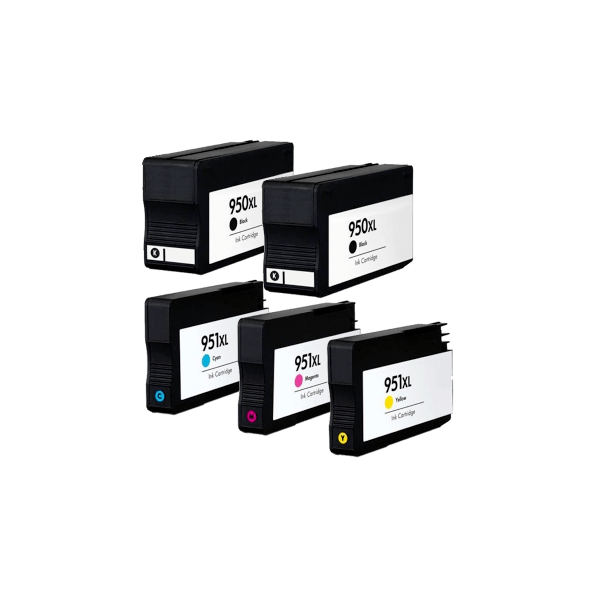 Compatible HP 950XL 951XL Ink Value Pack PLUS EXTRA BLACK