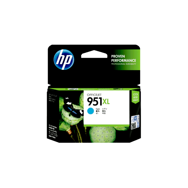 Genuine HP 951XL Cyan Ink CN046AA