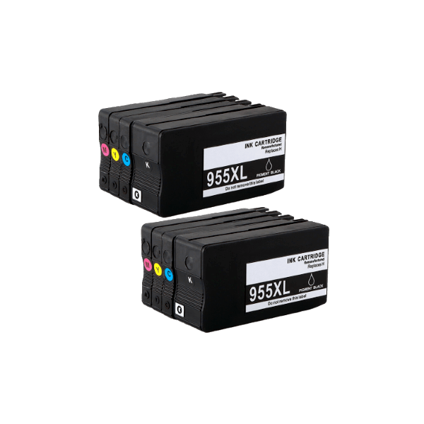 Compatible HP 955XL Ink High Yield Double Value Pack