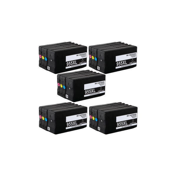 Compatible HP 955XL Ink High Yield 5X Value Pack