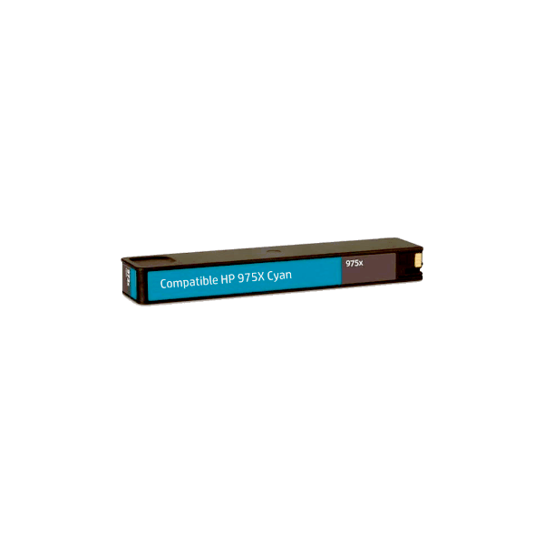 Compatible HP 975X High Yield Cyan Ink L0S00AA