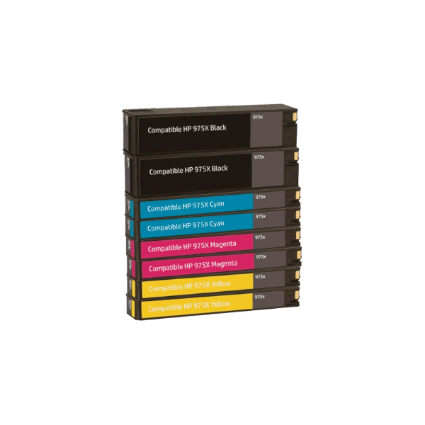 Compatible HP 975a High Yield Ink Double Value Pack