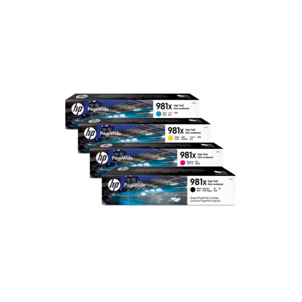 Genuine HP 981X High Yield Ink Cartridge Value Pack