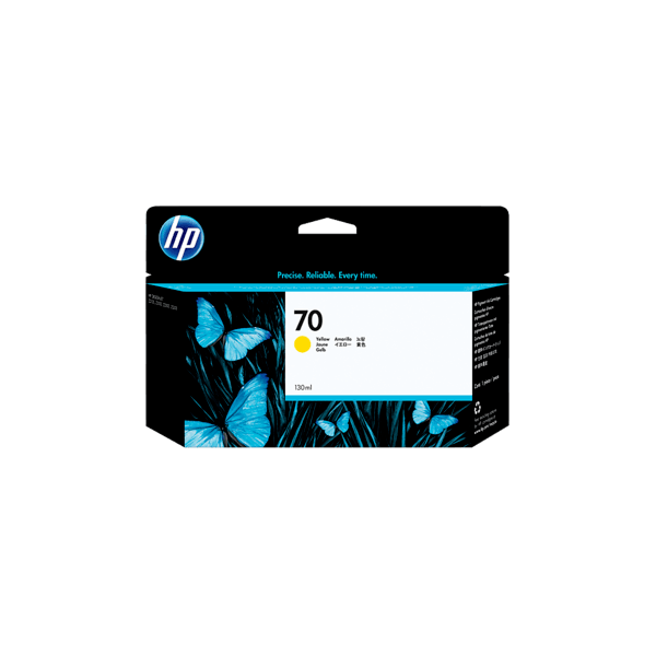 Genuine HP 70 Yellow Ink Cartridge C9454A