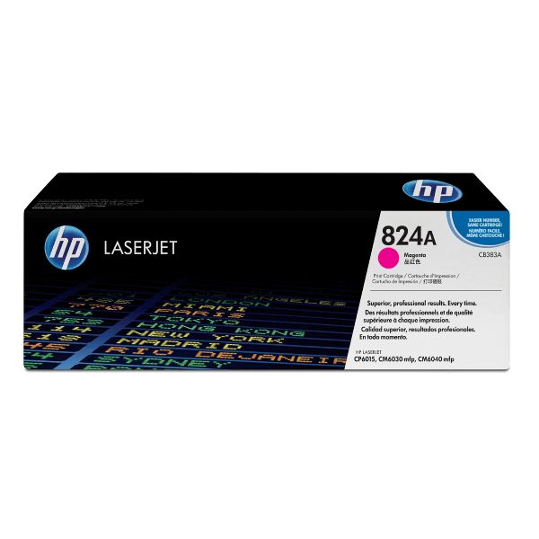 Genuine HP 824A Magenta Toner Cartridge CB383A