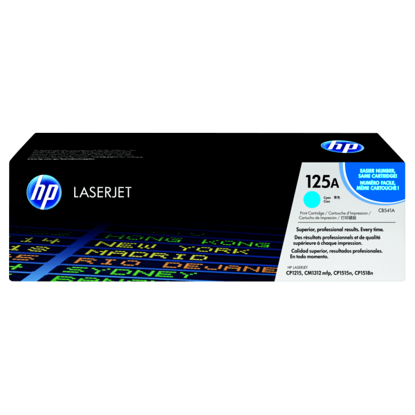 Genuine HP 125A Cyan Toner Cartridge CB541A