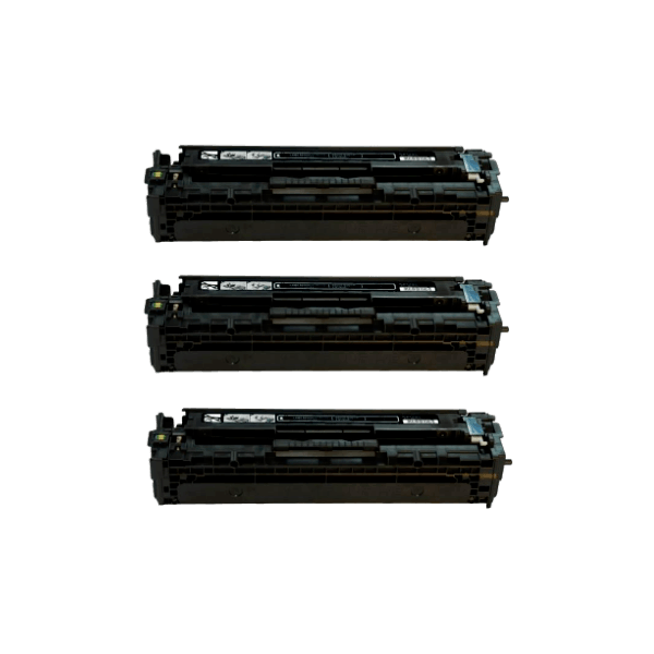 Compatible HP 304A Black Toner Cartridge CC530A 3 PACK