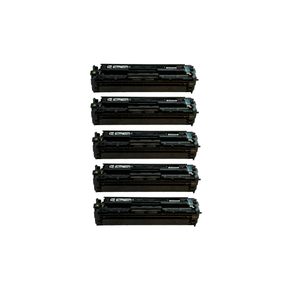 Compatible HP 304A Black Toner Cartridge CC530A 5 PACK