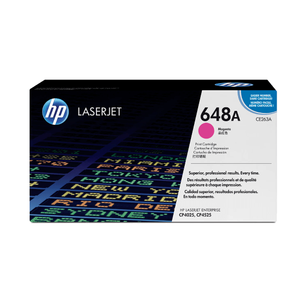 Genuine HP 648A Magenta Toner Cartridge CE263A