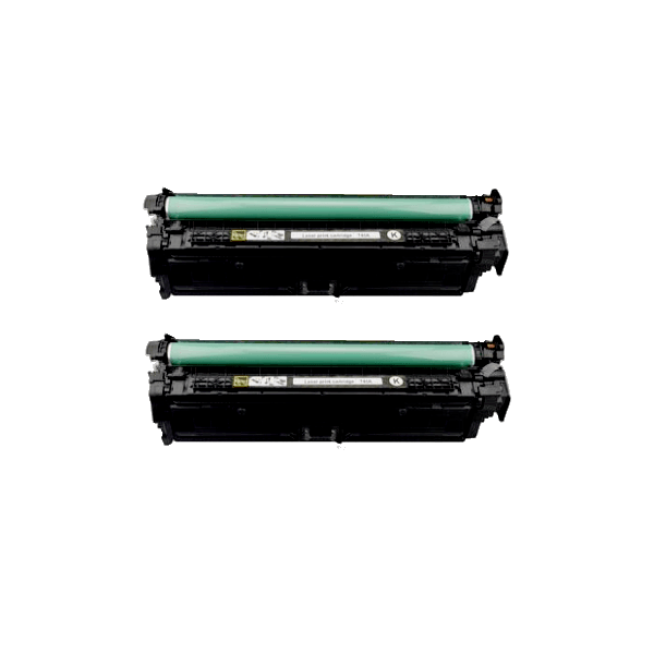 Compatible HP 650A Black Toner Cartridge CE270A 2 PACK