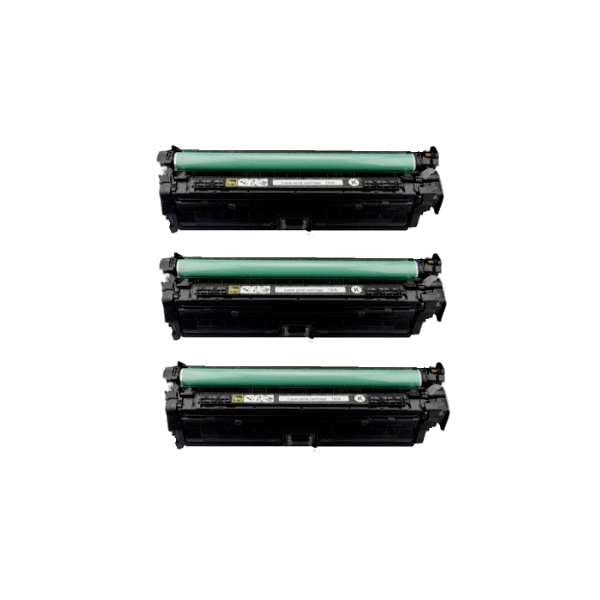 Compatible HP 650A Black Toner Cartridge CE270A 3 PACK