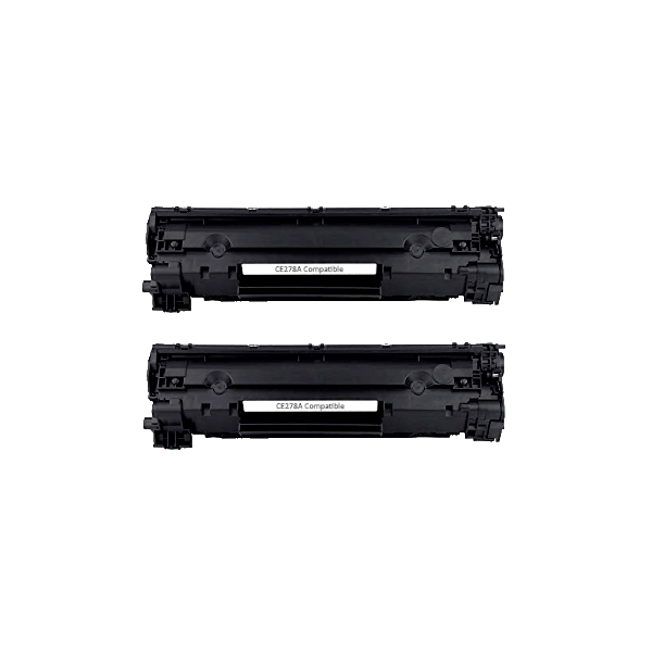 Compatible HP 78A Toner Cartridge CE278A 2 PACK