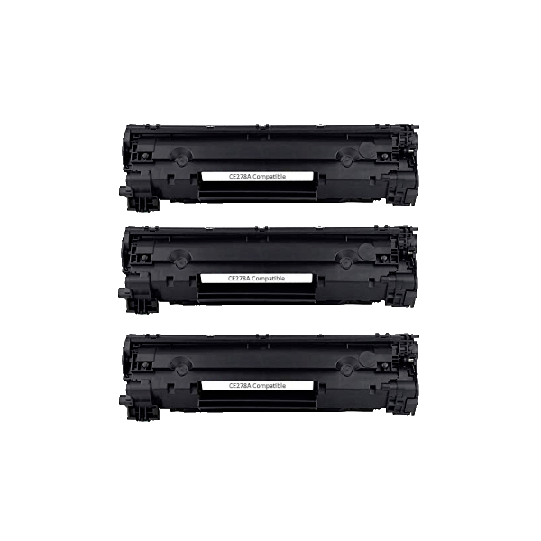 Compatible HP 78A Toner Cartridge CE278A 3 PACK