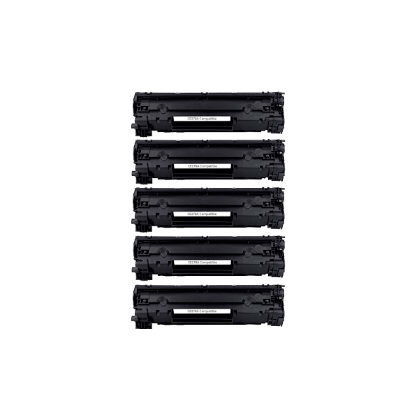 Compatible HP 78A Toner Cartridge CE278A 5 PACK