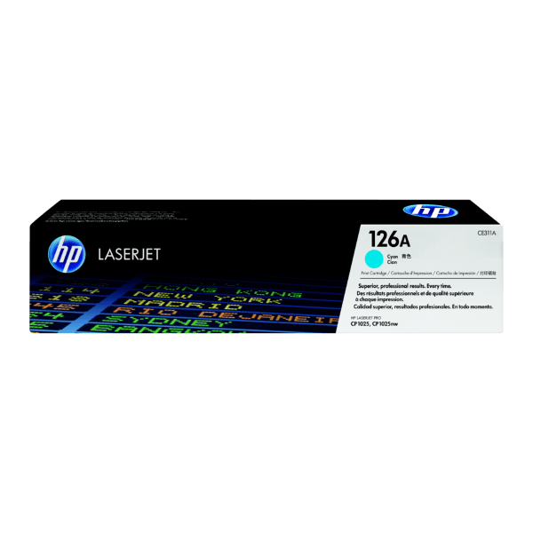 Genuine HP 126A Cyan Toner Cartridge CE311A