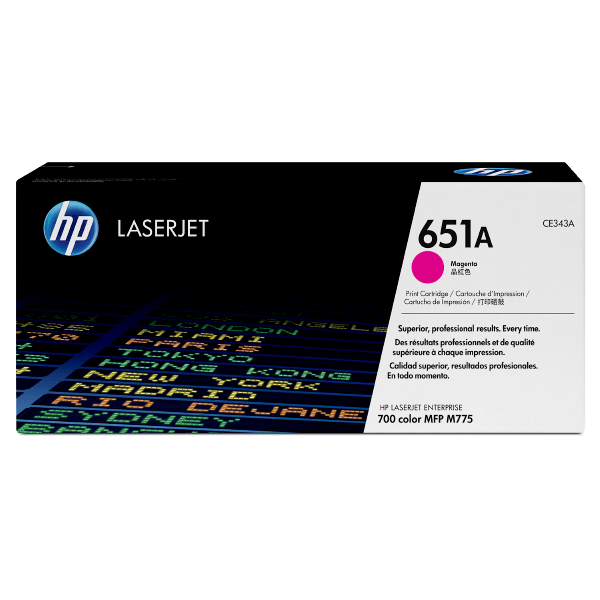 Genuine HP 651A Magenta Toner Cartridge CE343A