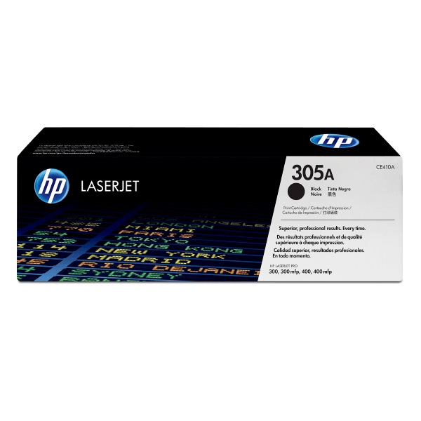 Genuine HP 305A Black Toner Cartridge CE410A