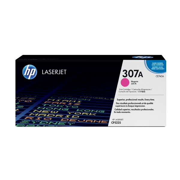 Genuine HP 307A Magenta Toner Cartridge CE743A