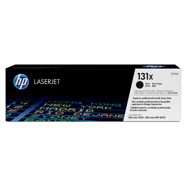 Genuine HP 131X Black Toner Cartridge High Yield CF210X