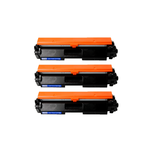 Compatible HP 30X Toner Cartridge High Yield CF230X 3 PACK