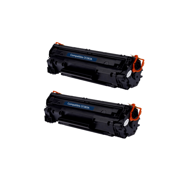 Compatible HP 83A Toner Cartridge CF283A 2 PACK