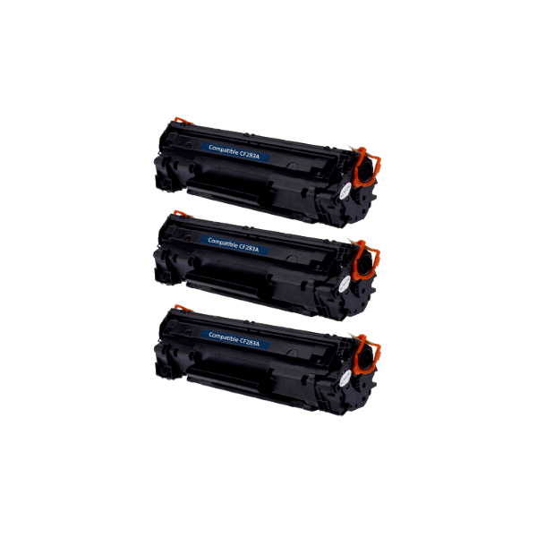 Compatible HP 83A Toner Cartridge CF283A 3 PACK