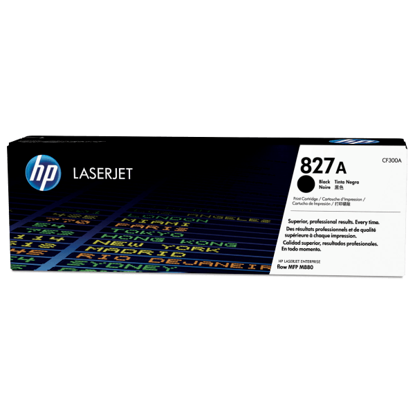 Genuine HP 827A Black Toner Cartridge CF300A