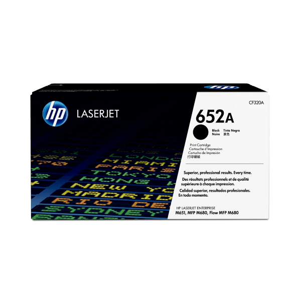 Genuine HP 652A Black Toner CF320A