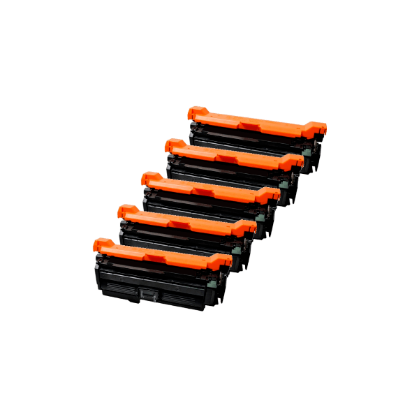 Compatible HP 652A Black Toner CF320A 5 PACK