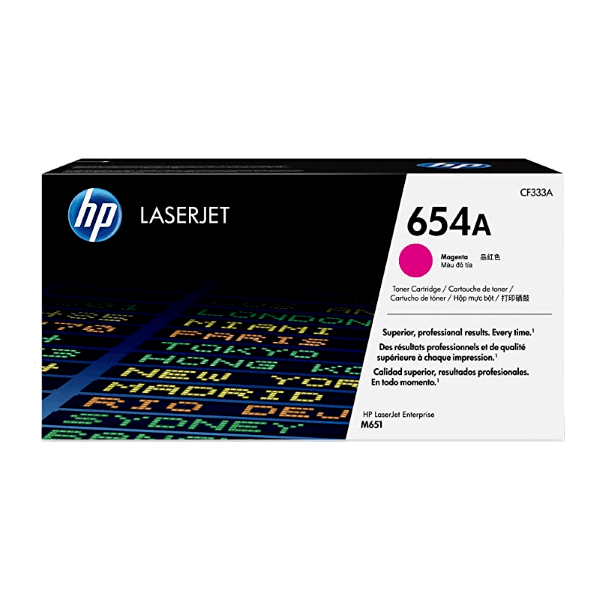 Genuine HP 654A Magenta Toner Cartridge CF333A