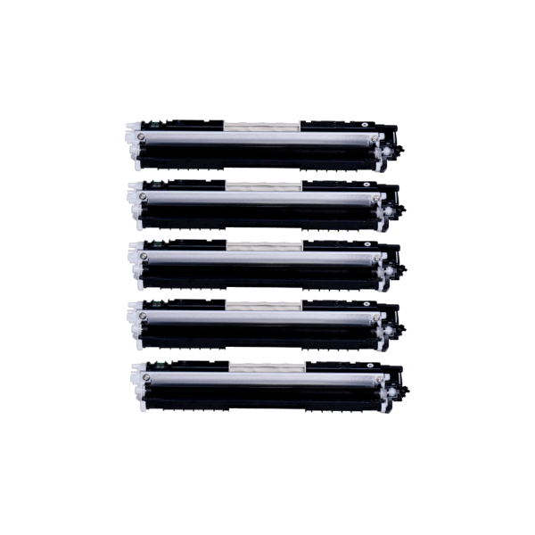 Compatible HP 130A Black Toner Cartridge CF350A 5 PACK