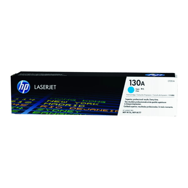 Genuine HP 130A Cyan Toner Cartridge CF351A