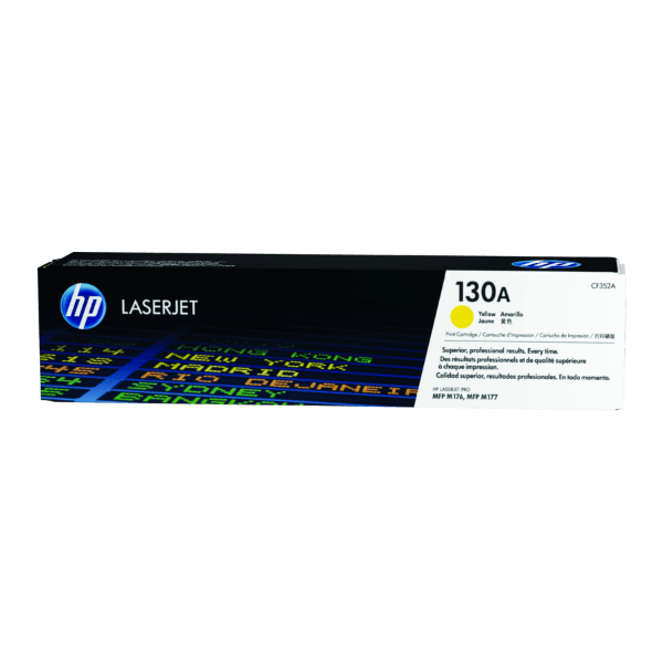 Genuine HP 130A Yellow Toner Cartridge CF352A