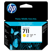 Genuine HP 711 CZ132A Yellow Ink Cartridge