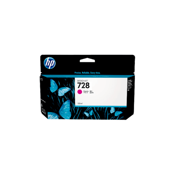 Genuine HP 728 F9J66A Magenta Ink Cartridge 130ml